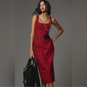 Anthropologie PILCRO Bombshell Tweed Dress Size 2